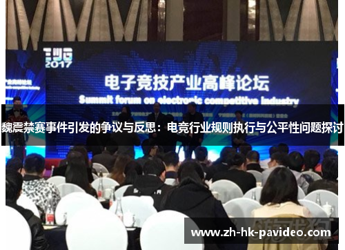 魏震禁赛事件引发的争议与反思：电竞行业规则执行与公平性问题探讨